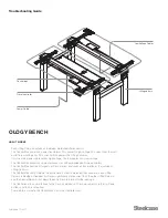 Preview for 1 page of Steelcase Ology Bench Troubleshooting Manual