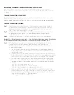 Preview for 2 page of Steelcase Ology Bench Troubleshooting Manual