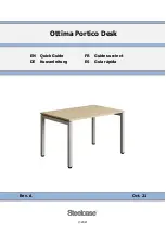 Steelcase Ottima Portico Desk Quick Manual preview