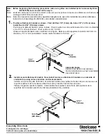 Предварительный просмотр 2 страницы Steelcase Paladin Assembly Directions