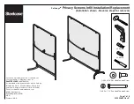 Steelcase Pathways Privacy Screen Infill Installation/Replacement Instructions предпросмотр