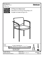 Preview for 1 page of Steelcase Player 475 Assembly Directions