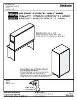 Preview for 1 page of Steelcase RELEVANT EXTERIOR CABINET PANEL Assembly Directions