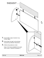 Предварительный просмотр 2 страницы Steelcase RELEVANT PERSONAL BORDER 64" RH Unit End Panel Assembly Directions