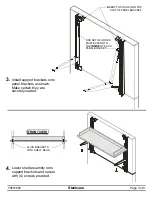 Предварительный просмотр 3 страницы Steelcase RELEVANT Assembly Directions