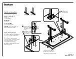 Предварительный просмотр 2 страницы Steelcase Runner Rectangular Table with L-Base Assembly Manual