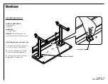 Предварительный просмотр 3 страницы Steelcase Runner Rectangular Table with L-Base Assembly Manual