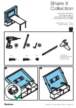 Preview for 1 page of Steelcase Share It Collaborative 4 FH Assembly Directions