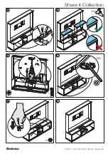 Preview for 4 page of Steelcase Share It Collaborative 4 FH Assembly Directions