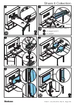 Preview for 6 page of Steelcase Share It Collaborative 4 FH Assembly Directions