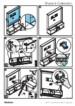 Preview for 2 page of Steelcase Share It Collaborative 5 FH Assembly Directions