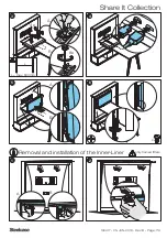 Preview for 7 page of Steelcase Share It Collaborative 5 FH Assembly Directions