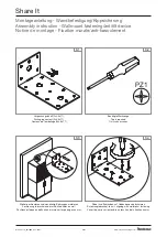 Предварительный просмотр 8 страницы Steelcase Share It Screen Mount Assembly Instruction Manual