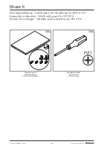 Предварительный просмотр 13 страницы Steelcase Share It Screen Mount Assembly Instruction Manual