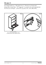 Предварительный просмотр 34 страницы Steelcase Share It Screen Mount Assembly Instruction Manual