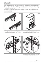 Предварительный просмотр 36 страницы Steelcase Share It Screen Mount Assembly Instruction Manual