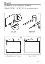 Предварительный просмотр 42 страницы Steelcase Share It Screen Mount Assembly Instruction Manual