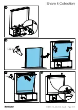 Предварительный просмотр 10 страницы Steelcase Share It Series Assembly Directions