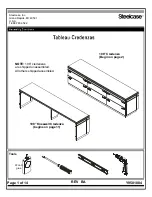 Steelcase Tableau-Credenzas Assembly Directions preview