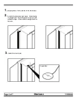 Предварительный просмотр 2 страницы Steelcase Tableau-Freestanding Bookcase LH Assembly Directions