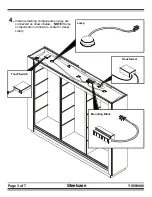 Предварительный просмотр 3 страницы Steelcase Tableau-Freestanding Bookcase LH Assembly Directions