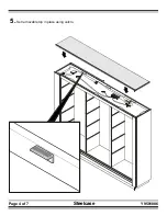 Предварительный просмотр 4 страницы Steelcase Tableau-Freestanding Bookcase LH Assembly Directions