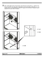 Предварительный просмотр 6 страницы Steelcase Tableau-Freestanding Bookcase LH Assembly Directions