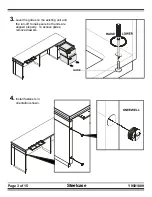 Preview for 3 page of Steelcase Tableau-Run-offs Assembly Directions