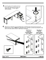 Preview for 7 page of Steelcase Tableau-Run-offs Assembly Directions