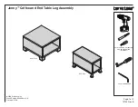 Steelcase turnstone Jenny Coffee Table Leg Assembly preview