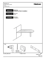 Preview for 1 page of Steelcase Valencia Radius End Table Installation