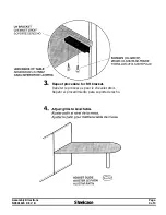 Preview for 3 page of Steelcase Valencia Radius End Table Installation