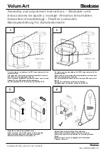 Preview for 3 page of Steelcase Volum Art Assembly And Adjustment Instructions