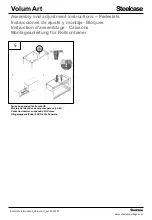 Preview for 5 page of Steelcase Volum Art Assembly And Adjustment Instructions