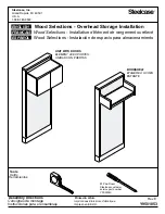 Steelcase Wood Selections Overhead Storage UNIT WITH DOORS Assembly Directions preview