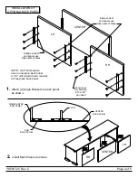 Предварительный просмотр 4 страницы Steelcase Workcentre Credenza Assembly Directions