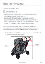 Preview for 31 page of Steelcraft AGILE TWIN SH819 Series Booklet