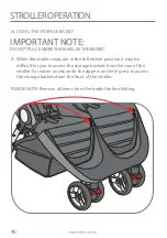 Preview for 40 page of Steelcraft AGILE TWIN SH819 Series Booklet