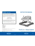 Steelcraft Swift 3 in 1 Baby Walker Instruction Manual предпросмотр