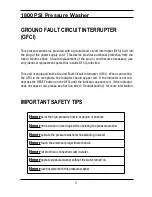 Preview for 3 page of STEELE PRODUCTS 1800 PSI Electric SP-WE175 Owner'S Manual