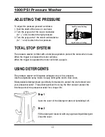 Preview for 13 page of STEELE PRODUCTS 1800 PSI Electric SP-WE175 Owner'S Manual