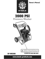 Preview for 1 page of STEELE PRODUCTS 2000 PSI SP-WG200 Owner'S Manual