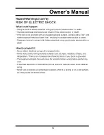 Preview for 12 page of STEELE PRODUCTS SP-CE358TM Owner'S Manual