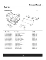 Preview for 44 page of STEELE PRODUCTS SP-GG1000E Owner'S Manual