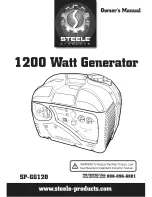 Preview for 1 page of STEELE PRODUCTS SP-GG120 Owner'S Manual