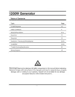 Preview for 3 page of STEELE PRODUCTS SP-GG120 Owner'S Manual