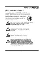 Preview for 6 page of STEELE PRODUCTS SP-GG120 Owner'S Manual