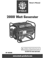 STEELE PRODUCTS SP-GG200 Owner'S Manual preview