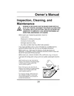 Preview for 24 page of STEELE PRODUCTS SP-GG350 Owner'S Manual