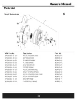 Preview for 30 page of STEELE PRODUCTS SP-GG750E Owner'S Manual